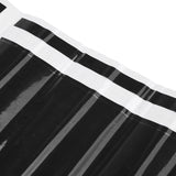 Black 2PCS Universal Auto Car Truck Hood Bonnet Stripe Sticker Decal Vinyl Racing Sport