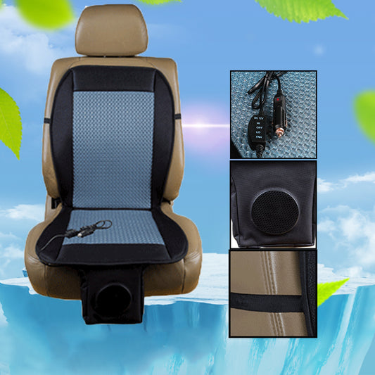 12V Car Seat Cooling Cushion Cover Air Ventilated Fan Conditioned Cooler Pad - Auto GoShop