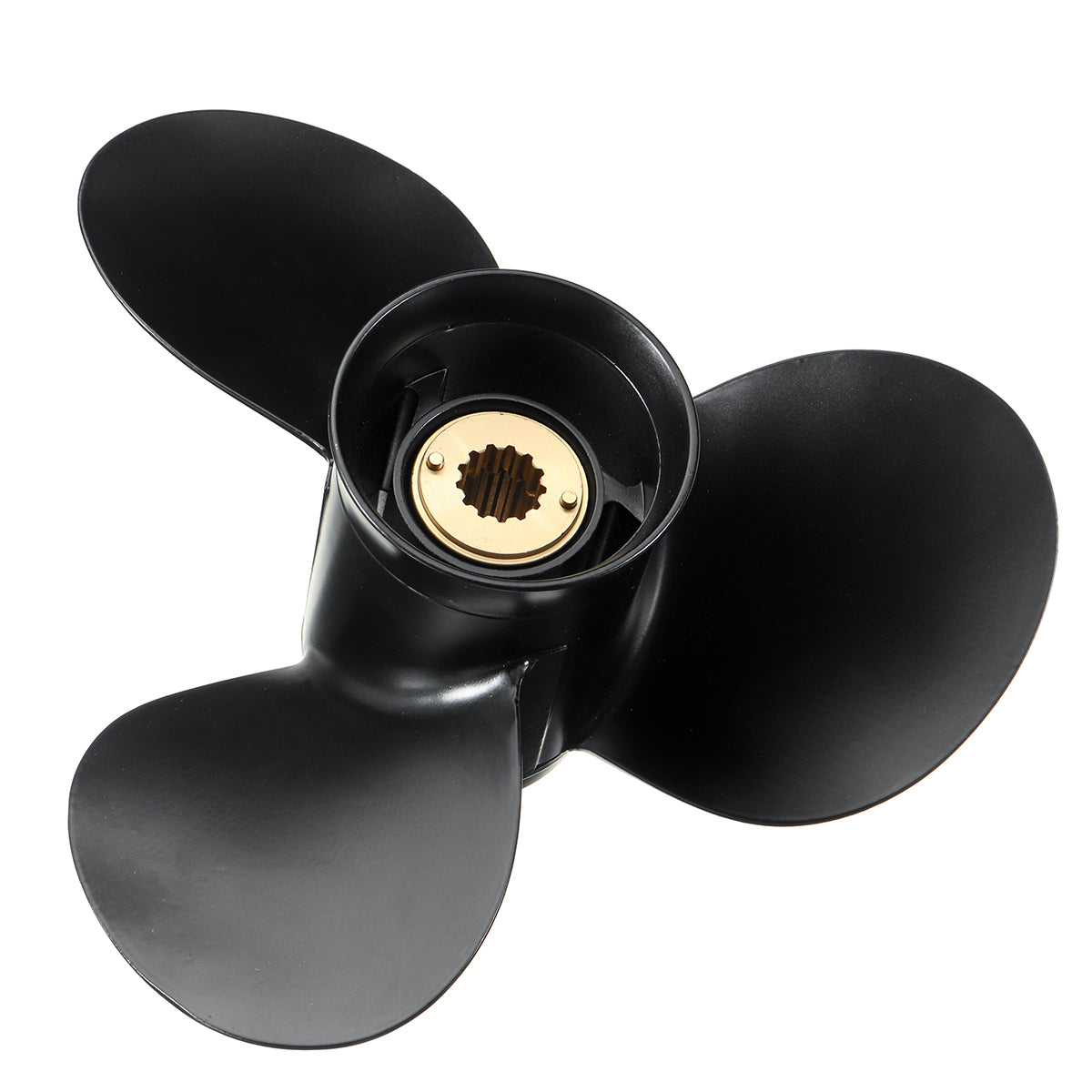 Black 9.9 x 13 Mariner Boat Outboard Propeller For Mercury Engine 25-30HP 48-19640A40