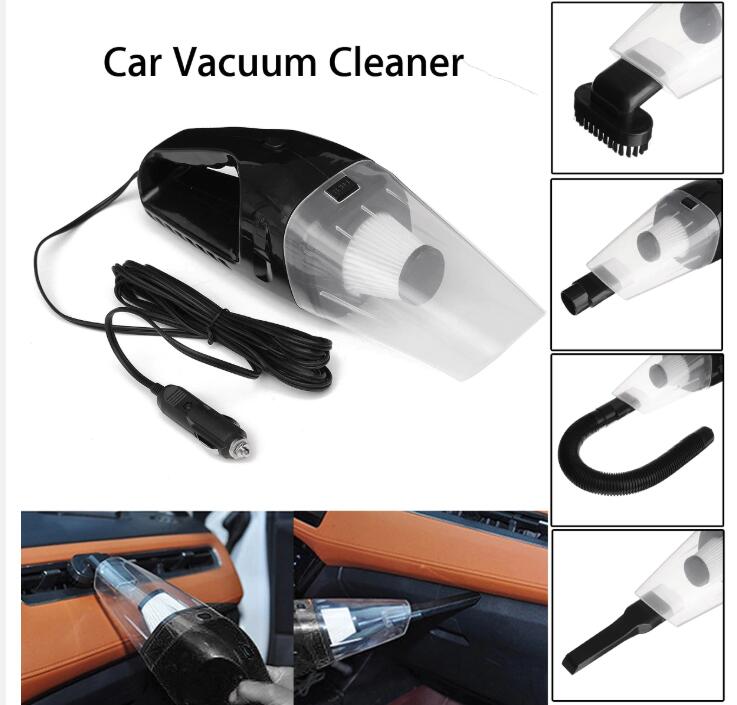 Sienna Handheld electric vacuum cleaner custom non-slip handheld portable mini car 12V vacuum cleaner