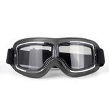 Slate Gray Motocross Goggles Helmet Pilot Scooter Retro Motorcycle Outdoor Dirt Bike Riding Vintage Sunglasses Glasses