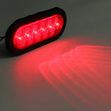 Tomato LED Stop Lights Side Marker Turn Signal Lamp Surface Mount Oval 17x8.2cm for Trailer Truck