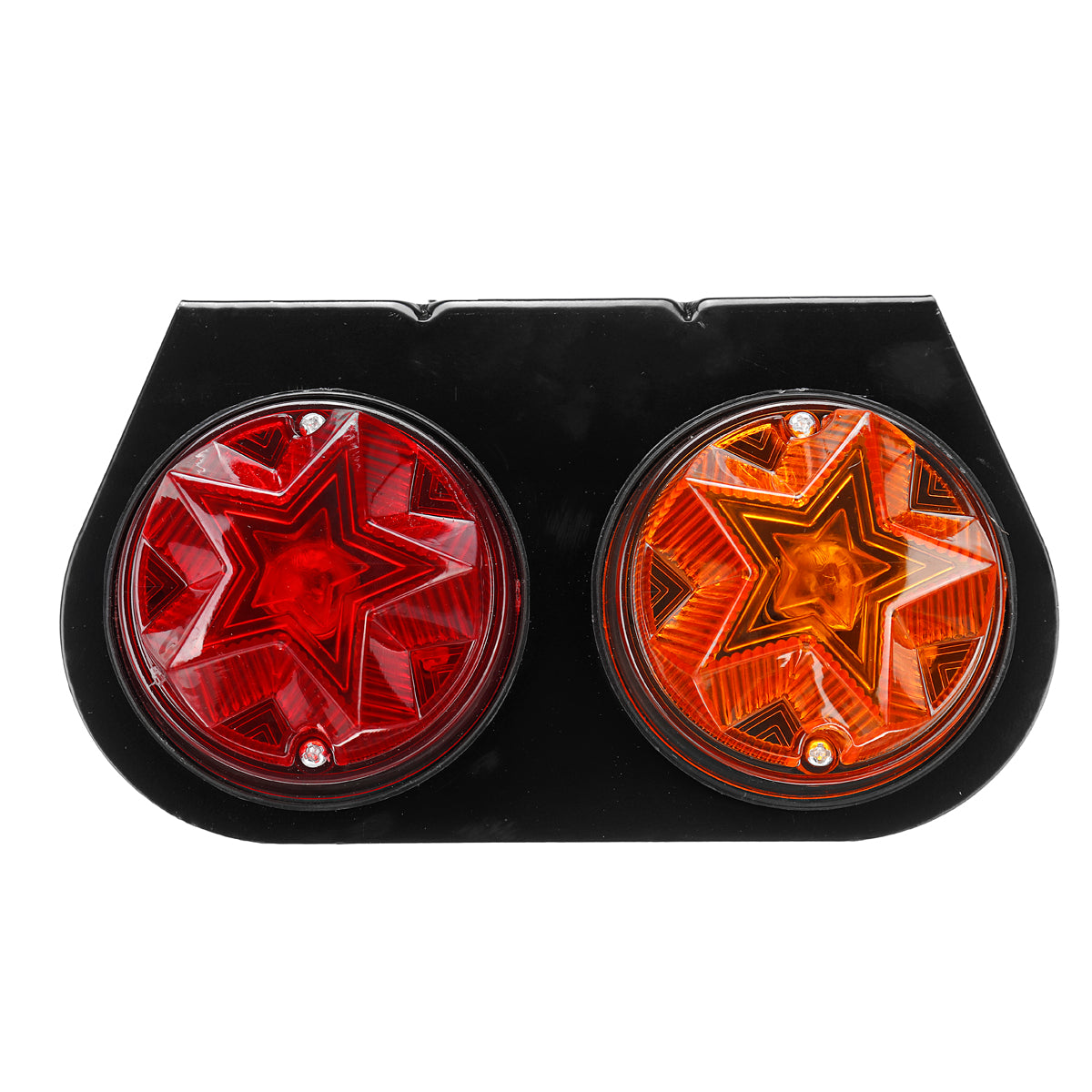 Dark Red 12V LED Indicator Stop Rear Tail Lights Dual Color For Boat Car Truck Trailer