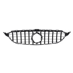 White Smoke For Mercedes Benz C Class W205 C200 C250 C300 2019 GT R Style Front Grill Grille