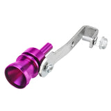 Purple Aluminum Turbo Sound Whistle Exhaust Muffler Simulator Pipe Blow-Off Valve S/M/L/XL - Auto GoShop