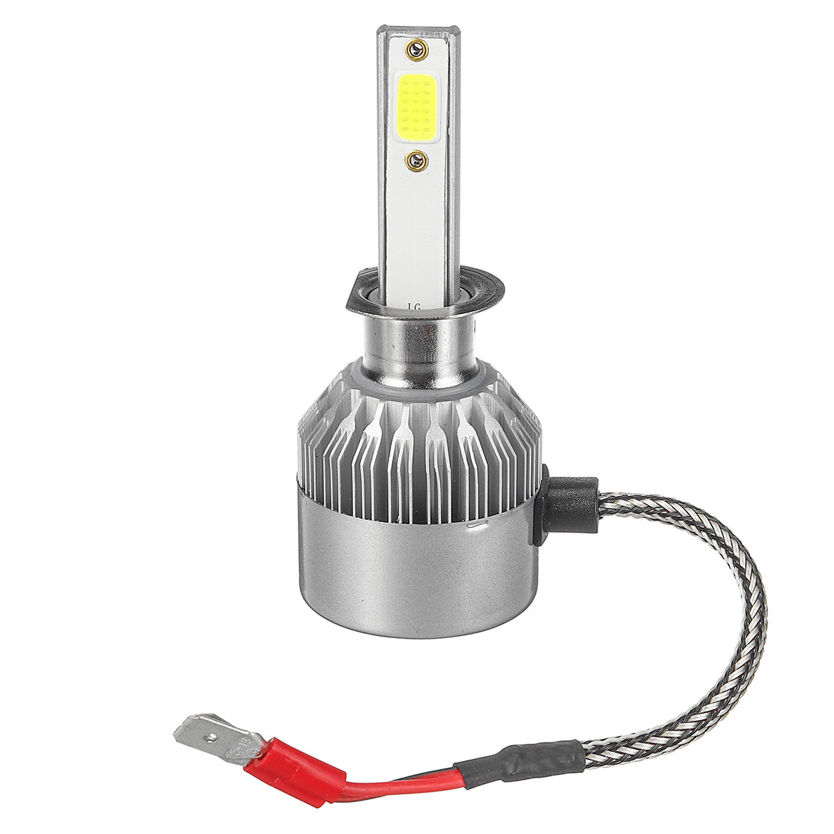 Dark Gray 9V-36V H1/H4/H7/H11/9005/9006 COB LED Headlights Bulbs Conversion Kit White