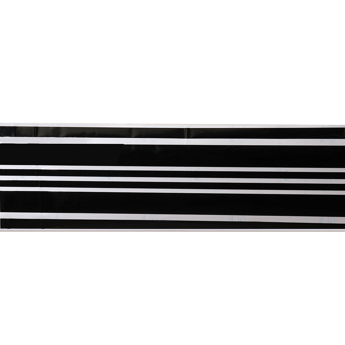 Black 2Pcs Universal Car Body Side Door Stripe Stickers Graphic Vinyl Decals Decor DIY
