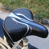 Dark Slate Blue Comfort Wide Big Bum Bike Bicycle Gel Cruiser Extra Sporty Soft Pad Saddle Seat