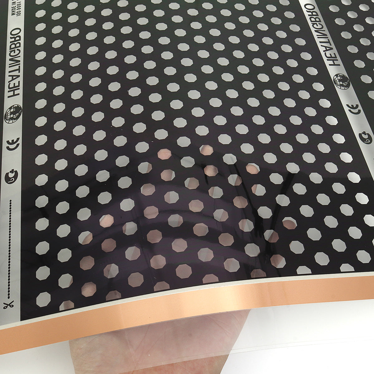 Dark Slate Gray Underfloor Heating Carbon Film 240V 50cm Healthy Floor Heater Infrared Pad