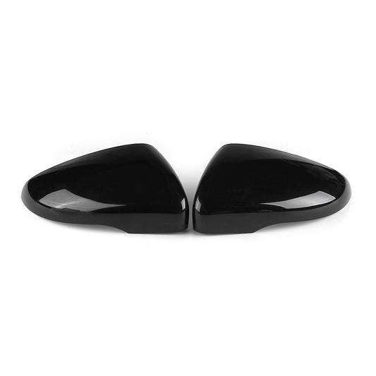 Gloss Black Left/Right Side Wing Door Rearview Mirror Cover Cap For VW Golf MK6 Touran - Auto GoShop