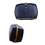 Dark Slate Gray Motorcycle Tour Tail Box Scooter Trunk Luggage Top Lock Storage Carrier Case