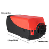 5000W 12V Knob Switch LCD Digital Air Parking Heater Car Air Conditioning Car Heater - Auto GoShop