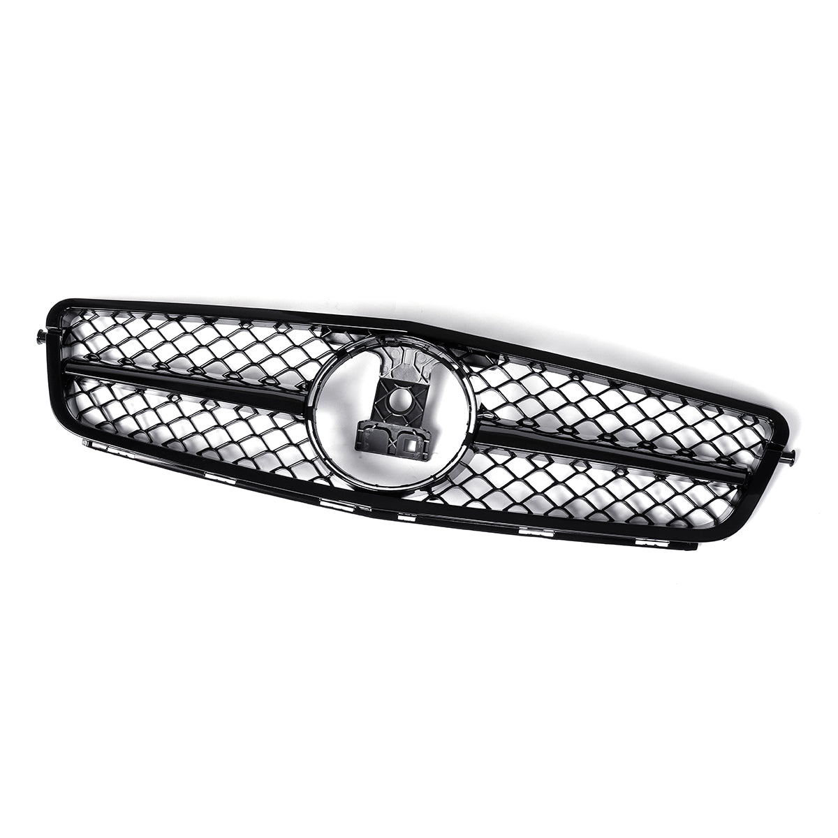 White Smoke Car C63 AMG Style Front Upper Grille Grill For Mercedes C Class W204 C180 C200 C300 C350 2008-2014