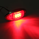 Tomato 12V 12 LED Side Marker Marker Lights Red/Yellow/White for Truck Chassis Caravan Trailer
