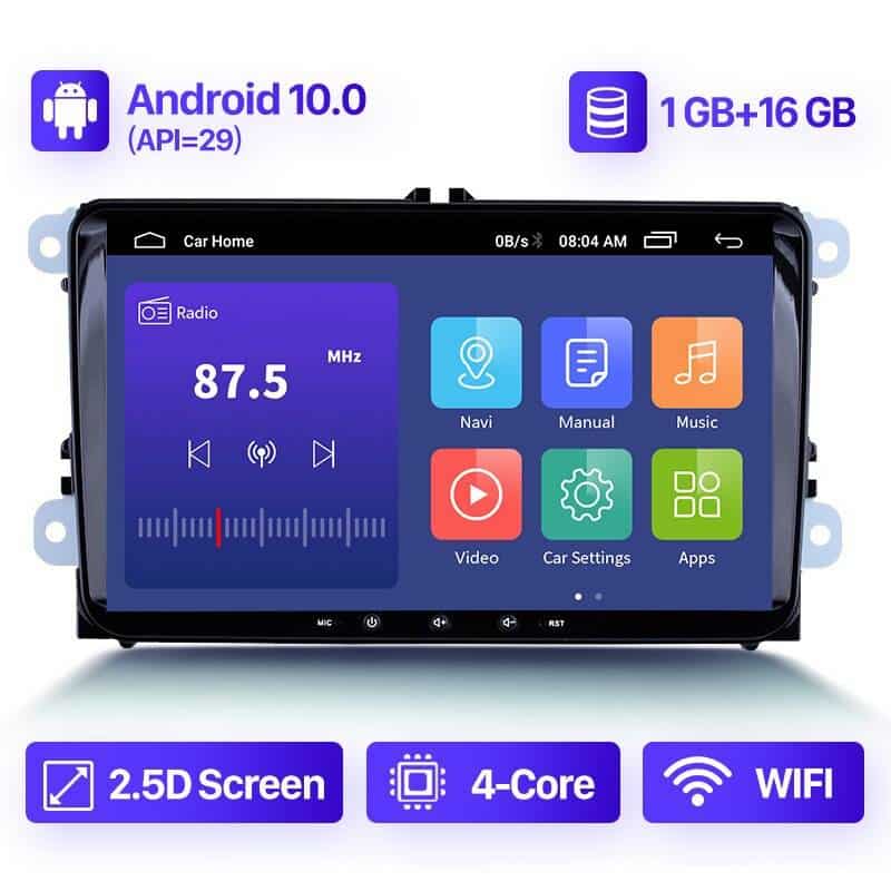 Android 8.1 2-DIN-Auto-Multimedia-Player
