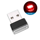 Mini luz LED USB para coche