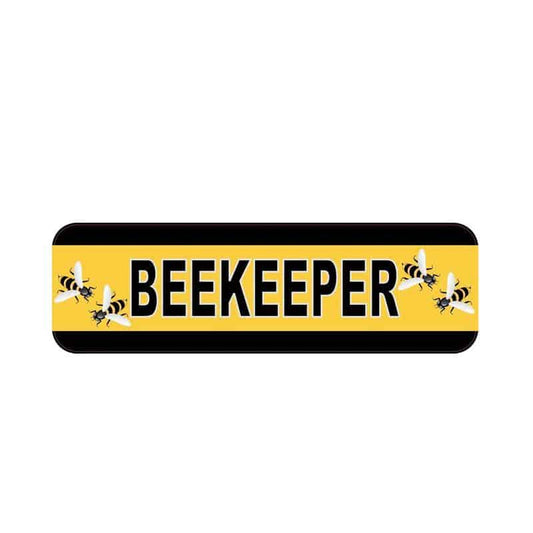 Beekeeper and Bees Car Sticker