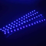 Blaues LED-Auto-Dekor-Lichtleisten-Set
