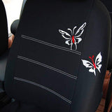 Butterfly Embroidered Seat Cover