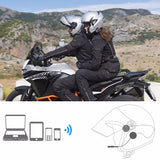 Dark Slate Gray 4.1+EDR Bluetooth Headphone Anti-interference For Motorcycle Helmet Riding Hands Free Headphone For MP3 MP4 Smartphone (Black)