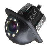 Black ZIQIAO Car Rear View Camera Universal Waterproof Night Vision HD Auto Reverse Parking Backup Camera