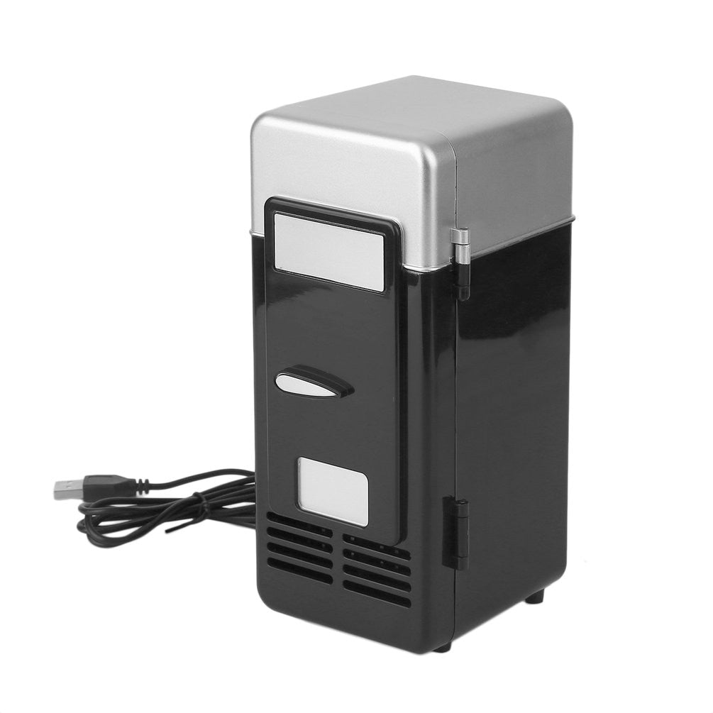 5V 10W Mini Car Refrigerator USB Multi-Function Home Travel Vehicular Fridge Dual-use Box Cooler Warmer Refrigerator For Car - Auto GoShop