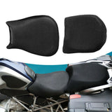 Dark Cyan 2pcs/set Motorcycle Seat Cover Breathable Cooling Mesh Fit For BMW R1200GS R 1200 RS