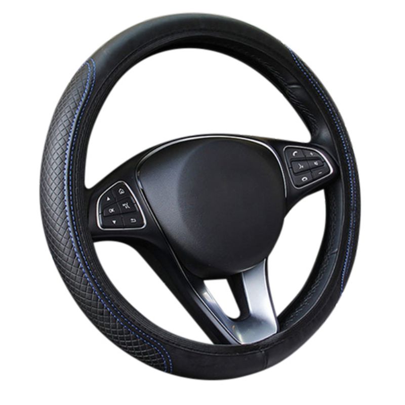 Universal Car Steering-wheel Cover 37CM-38CM Car-styling Sport Auto Steering Wheel Covers Anti-Slip - Auto GoShop