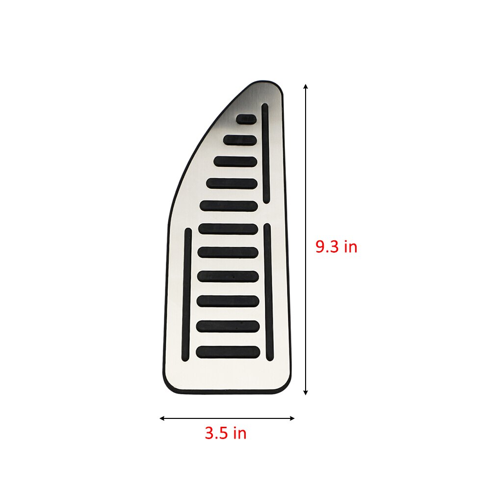 Stainless Steel Footplate Foot Rest Cover Car Pedal 2 MK2 Kuga Escape (SR1) - Auto GoShop