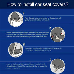 7PCS 3D Car Seat Cover Universal Auto Sunflower Print Seat Case Polyester Fiber Car Decoration Protector Mat Pad Accessories - Auto GoShop