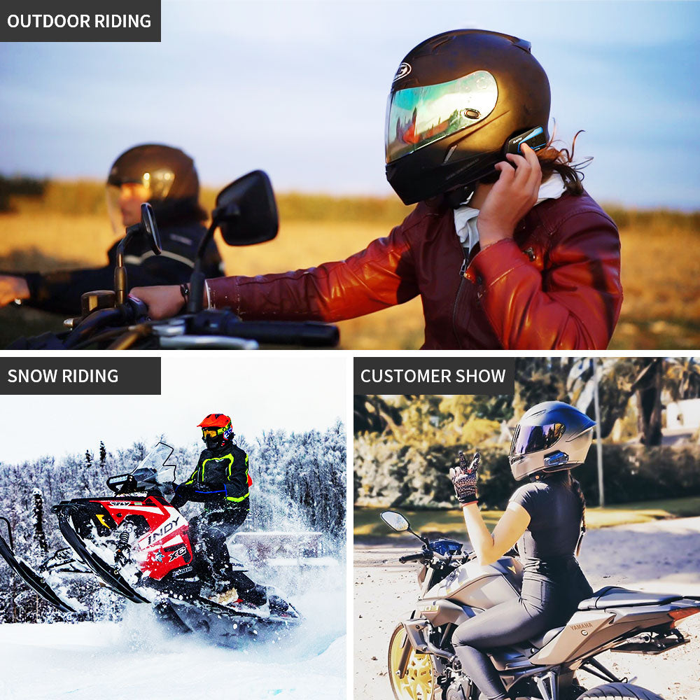 Brown Brand Lexin LX-B4FM for 4 Riders Intercom Motorcycle Bluetooth Helmet Headsets BT moto intercomunicador with FM radio