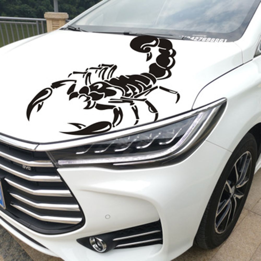 White Smoke 3D Car Sticker Animals Bumper Spider Gecko Scorpions Car-styling Abarth Vinyl Decal Sticker Cars Auto Motorcycle Accessories