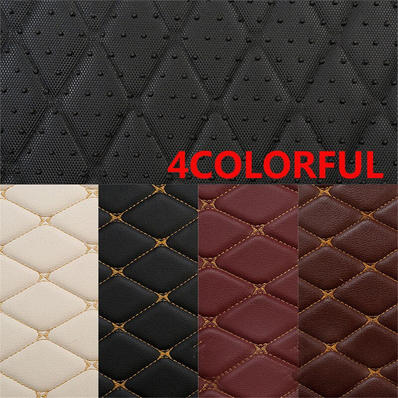 4pcs PU Leather Universal Car Floor Mats Front Rear Liner Weather Set Car Accessories For bmw g30 bmw e90 f01 f10 f11 f25 - Auto GoShop
