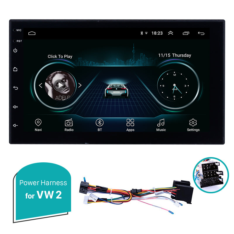 Black Seicane Car Multimedia player For Universal Nissan VW Toyota Kia rio Hyundai Suzuki Honda 2din Android 8.1 7 Inch GPS Navigation
