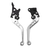 Gray 2pcs Motorcycle Brake Handle CNC Alloy Motorcycle Clutch Brake Lever Handle High Quality Fit for Motorbike Modification