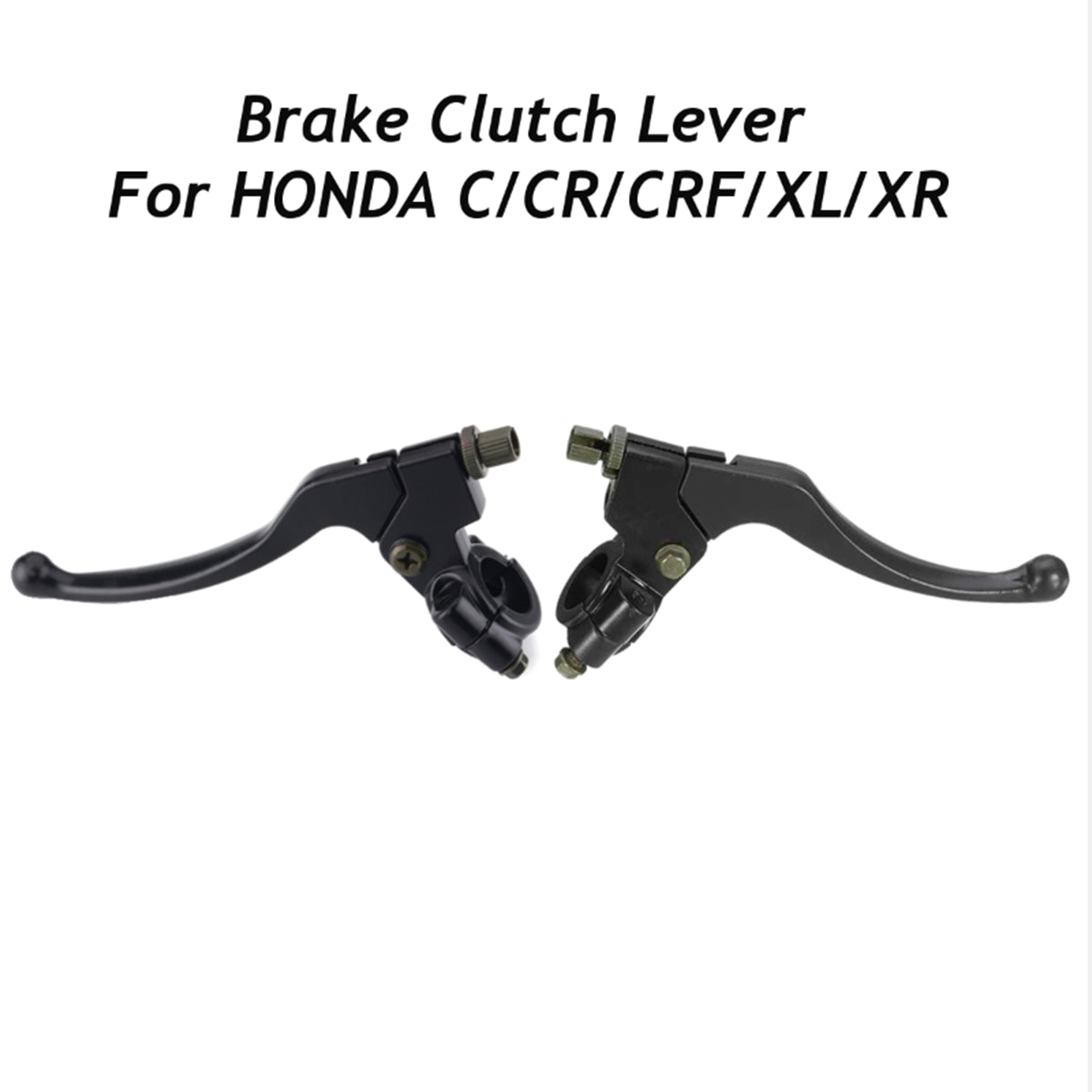 Dark Slate Gray Aluminium Black Left/Right Front Motorcycle Motorbike Brake Lever Perch Clutch For HONDA C/CR/CRF/XL 1977-2013 2014 2015 2016