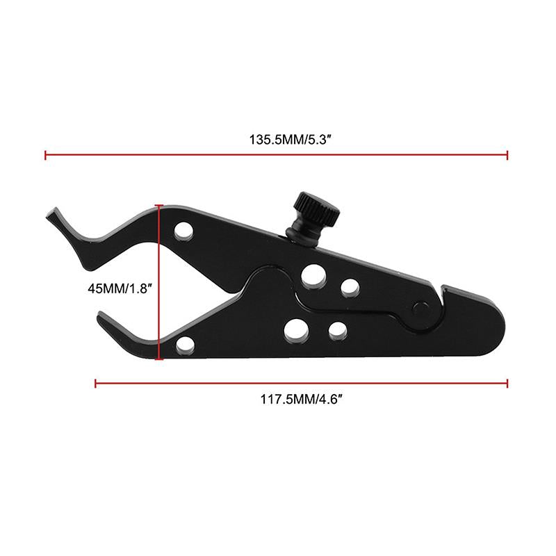 Black Universal Motorcycle Throttle Clamp With Aluminum And rubber Cruise Motorbike Throttle Control Lock Hand Grips Assist Part
