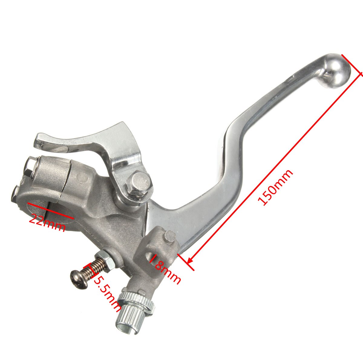 Gray Motorcycle 22mm Front Brake Clutch Master Cylinder Lever For HONDA CR125R 250R CRF250R 450R CRF250X 450X