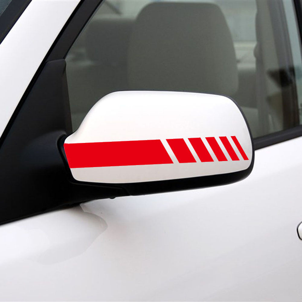 Red Funny Sticker 2 pc Reflective Car Stickers and Decals Car Rearview Mirrors Decoration Exterior Multicolor Easy to install drop