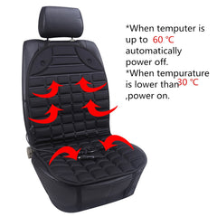 2PCS/1PCS 12V Fast Heated Car Seat Cover Seat Heater Warmer Winter Household Cushion Heated Seat Cushion - Auto GoShop