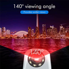 YuanTing 170 Degree Backup 8 LED Night Vision Waterproof Car Rear View Reversing Parking Safety Camera Guideline Mode Selection - Auto GoShop
