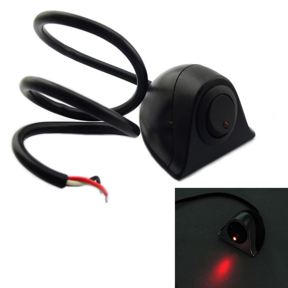 Black DC12V 16A car styling Car Tuning Rocker Switch Paste type switch with cable red/blue Indicator light