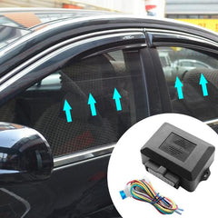 Dark Slate Gray Universal 12V Car Power Window Roll Up Closer Module Alarm System For 4 Door Car Auto Close Windows Glass Automatic Lifter Set