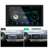 Medium Sea Green Podofo 2 din Car Radio Android GPS Multimedia Player Autoradio 7'' Touch Screen Bluetooth FM WIFI Auto Audio Stereo Mirrorlink