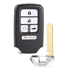 Wheat KEYECU  433MHz ID47 Chip FCC: KR5V2X Replacement 4+1 5 Button Smart Remote Key Fob for Honda Piot CR-V Civic 2016 2017 2018 2019