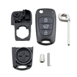 3 BN Flip Remote Key Fob Case Shell for KIA Rondo Sportage Soul Rio - Auto GoShop