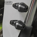 1 Pair Universal Motorcycle Motocicleta Front Fork Frame Sliders Screw Bolt Crash Protection Motocross For BMW Ducati Victory - Auto GoShop