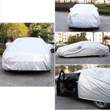 Dark Gray Kayme aluminium Waterproof car covers super sun protection dust Rain car cover full universal auto suv protective for AUDI