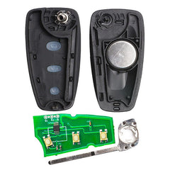 Forest Green KEYECU 434MHz ID83 4D63 Chip 5WK49986 Replacement Remote Key Fob 3 Button  for Ford C-Max S-Max Focus MK3 Grand Mondeo 2010-2017