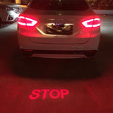 Black Auto Anti-fog Parking Stop Braking Signal Indicators Car Anti-collision Laser Fog Light Motorcycle LED Warning Light Car-Styling (Black)